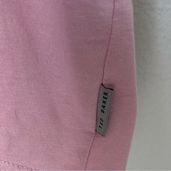 Ted Baker London Tortila Slim Fit Tipped Pocket Polo in Light Pink - Picture 5 of 8